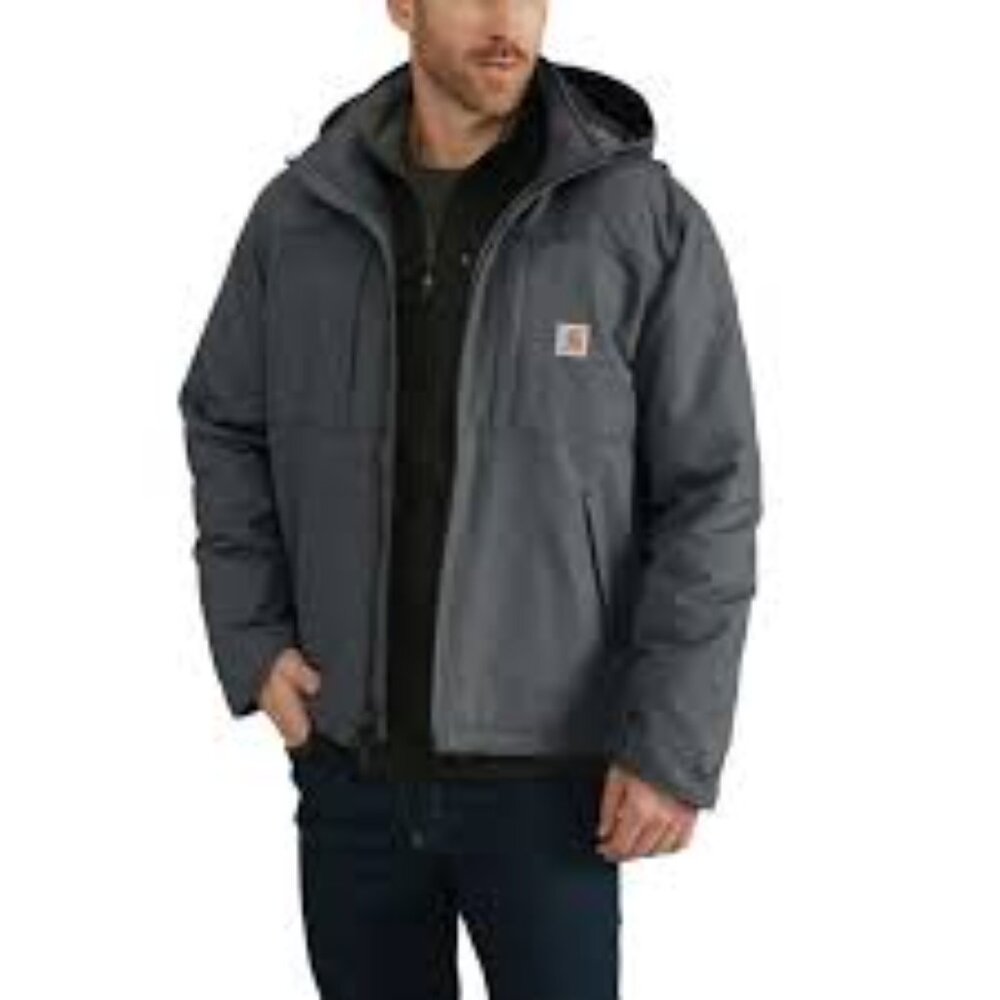 Carhartt Gray Hooded Jacket